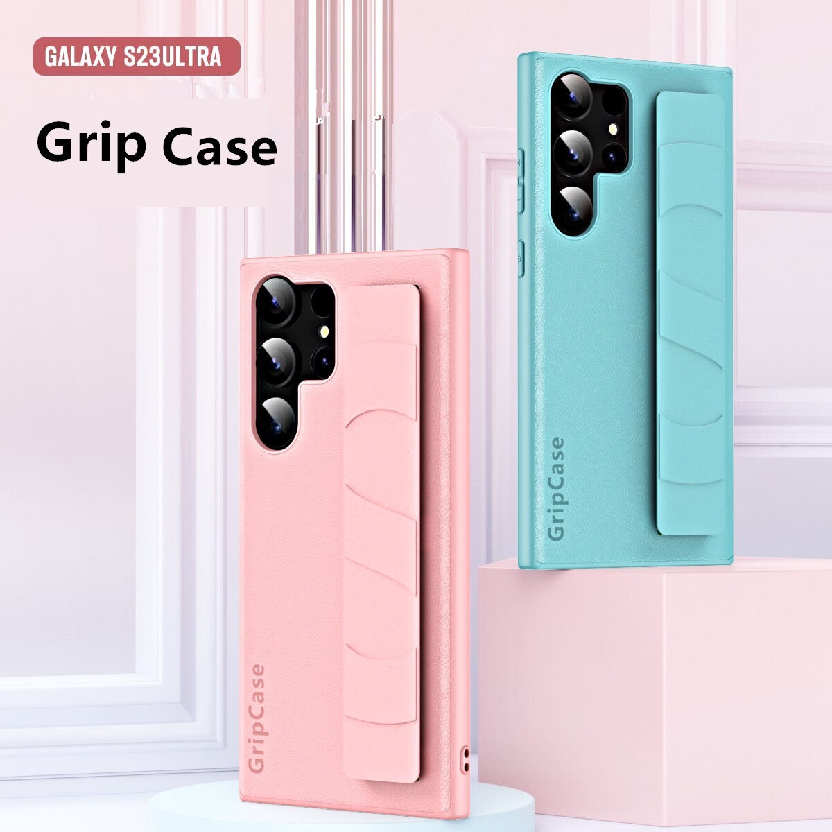 Wristband Band Gripcase Grip Case For Samsung Galaxy S23 Ultra S22 Hard PC Cover