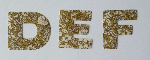 Fabric Iron On Letters - ROSE & HUBBLE - 1.5" Cotton Lawn! MULTI LISTING! *NEW* - Picture 2 of 4