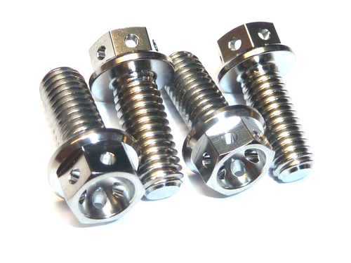 KIT DE PERNOS DE DISCO DE ROTOR DE FRENO TRASERO KTM 85 SX 2008-2020 TITANIO ESPECIFICACIONES DE CARRERA 4 TORNILLOS - Imagen 4 de 13