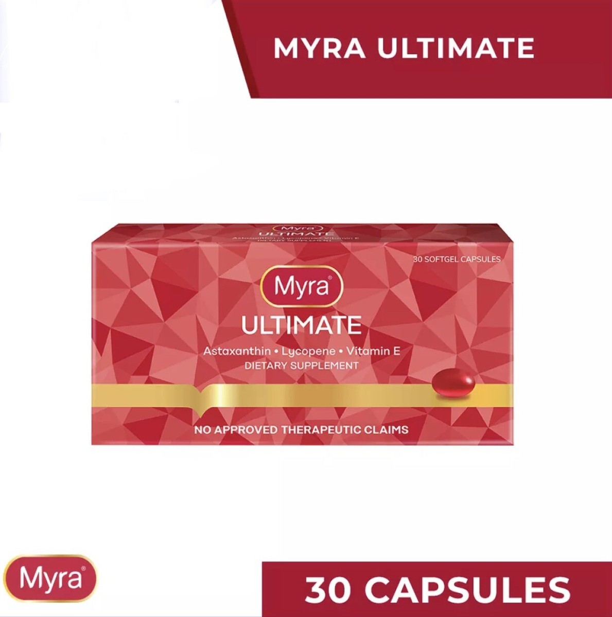myra glutathione Myra E (Vitamin E) 400 IU Capsule (30 Capsules)