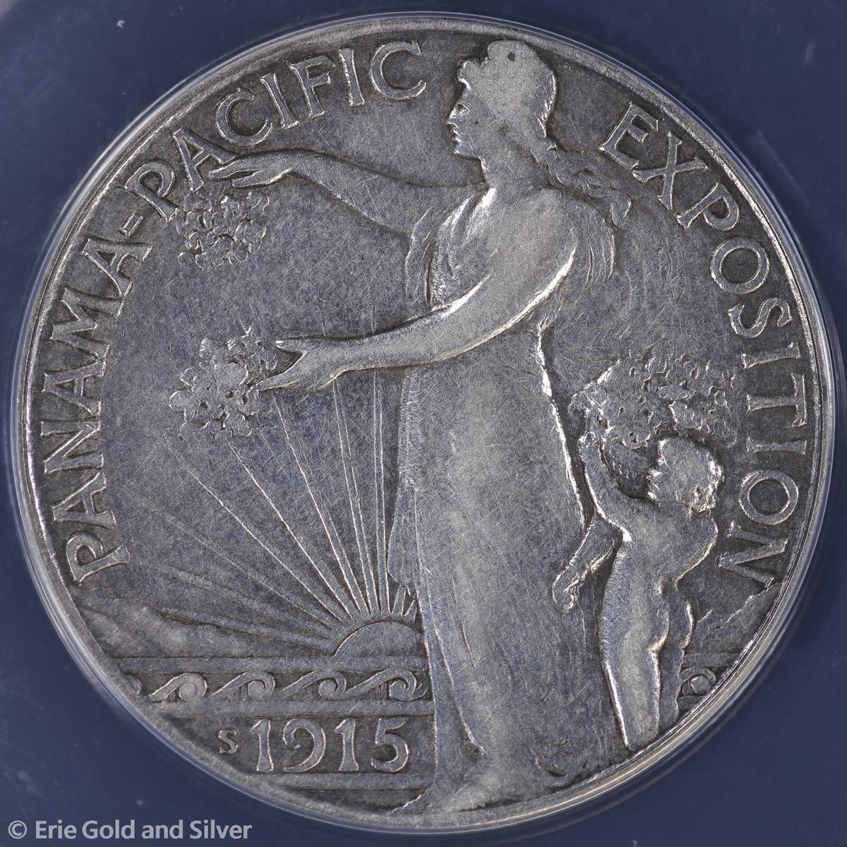 1915-S 50c Panama-Pacific Expo Half Dollar ANACS VF 35 Details | eBay