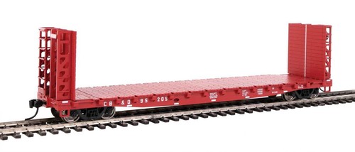 Spur H0 - Walthers Güterwagen Bulkhead Flatcar Chicago Burlington & Q - 5907 NEU | Zustand: Neu