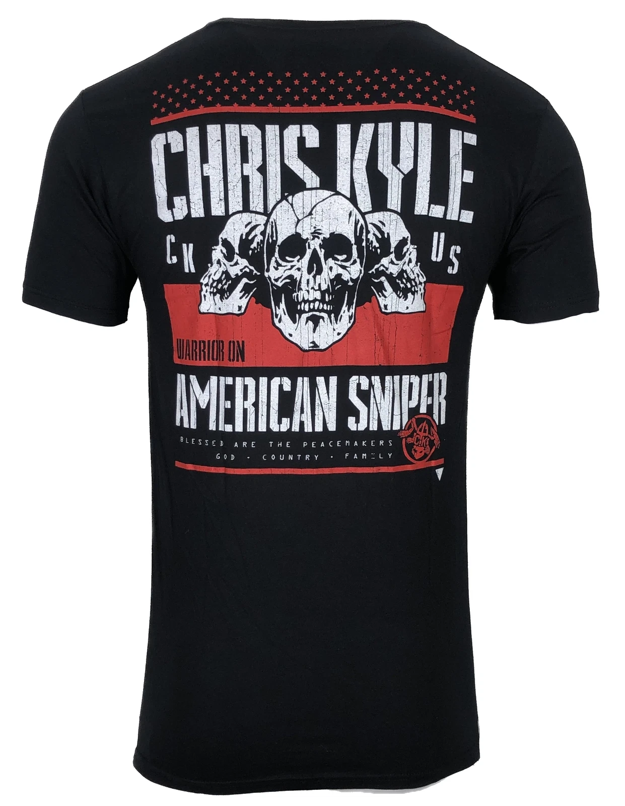 Howitzer Style Men's T-Shirt CHRIS KYLE WARRIOR SPIRIT Military Grunt S-3XL