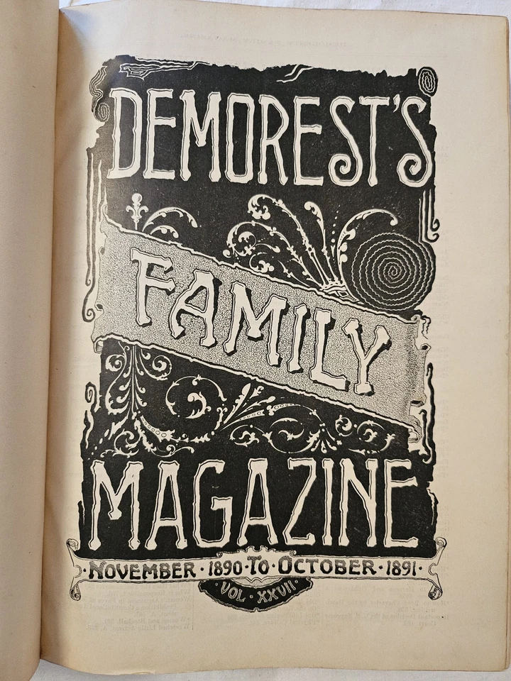 Семейный журнал Demorest том XXVII с ноября 1890 г. по октябрь 1891 г. - Изображение 3 из 4