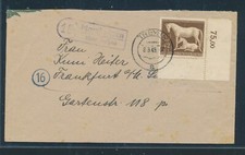 31317) Postautomation, Landpost Ra2 16 Merzhausen &uuml;ber Treysa, Brief 8.3.45