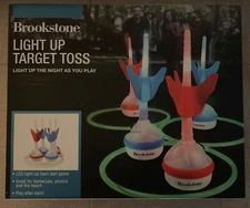 NEW Brookstone Light Up Target Toss Light Up the Night as You Play