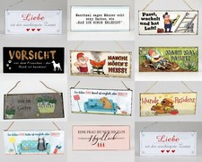 Formano Wandbild Blechschild mit Spruch Metall ca. 30 x 13 cm Türschild