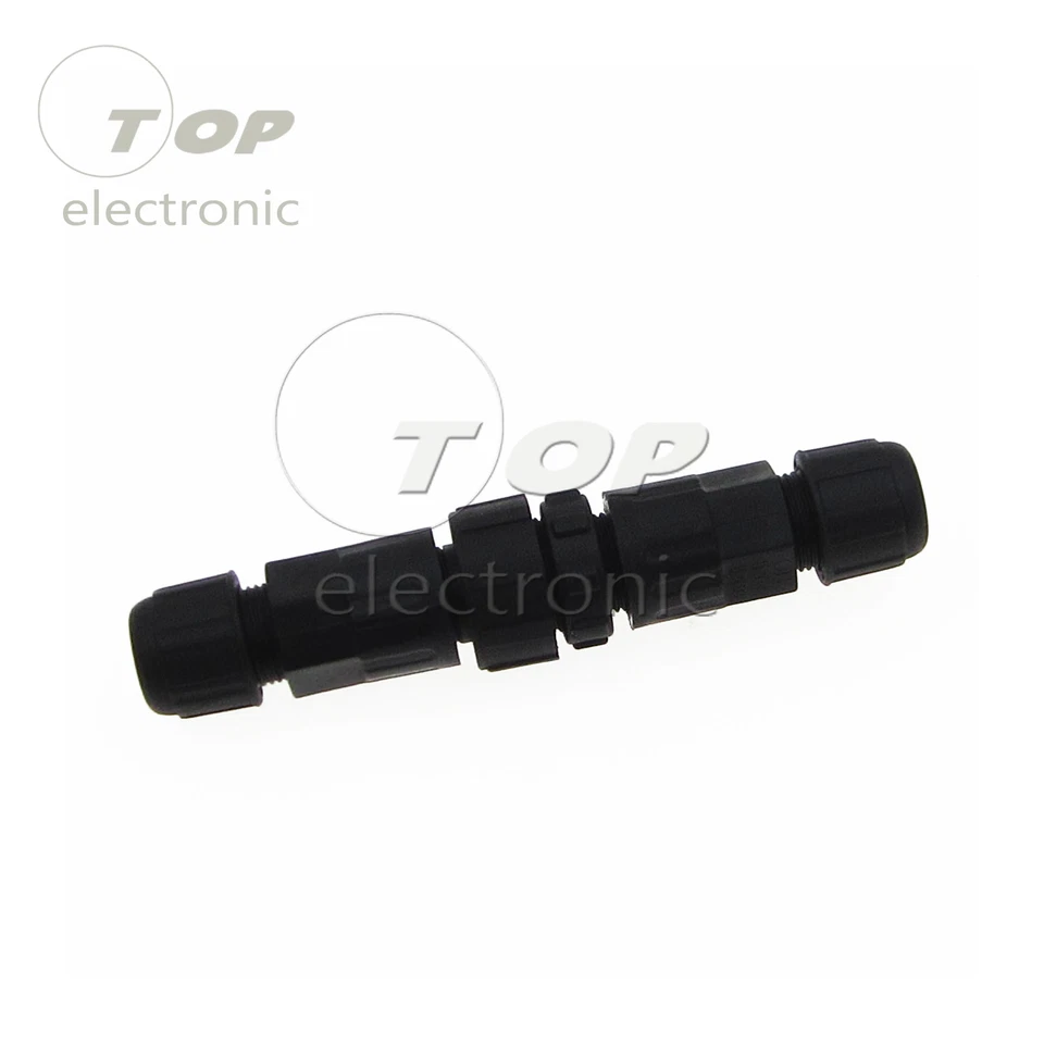 M14-4 IP67 IP68 4 Pin impermeable Electric Cable Plug Socket Connector - Image 3 of 4