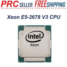 Intel Xeon E5-2678 V3 2.5GHz 9.6GT/s 12Core LGA 2011-3 Server CPU Processor 120W