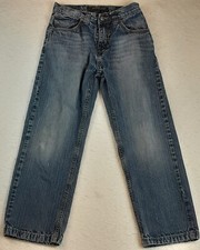 Southpole Jeans Boys 12 Youth Medium Blue Relaxed Straight Leg Skater Y2K Grunge