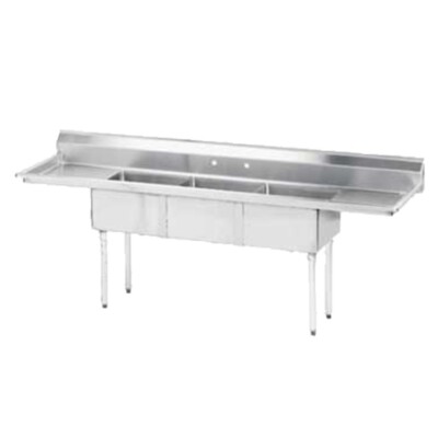 Advance Tabco FE-3-1812-18RL 18'' Fabricated NSF Economy Sink