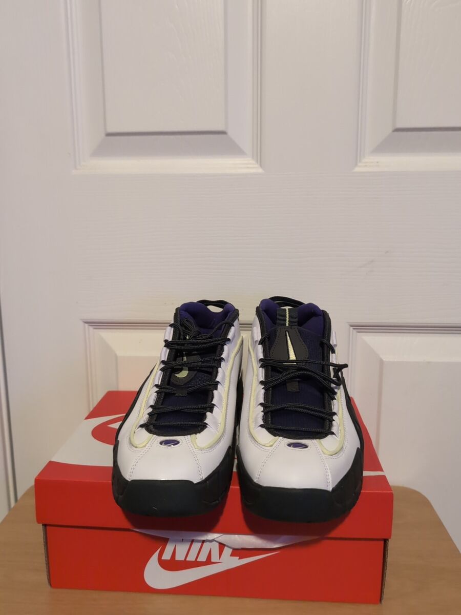 Nike Youth 7Y White Black Air Max Penny 1 Basketball Shoes Nike Youth 7Y White Black Air Max Penny 1 Basketball Shoes