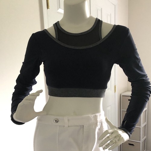 Reggiseno sportivo MPG manica lunga cropped taglia S - Foto 7 di 8