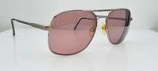 Vintage Altair Eyewear 220 Gunmetal Pilot Sunglasses Frames Italy