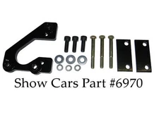 58 64 Chevrolet 605 power steering gear box conversion bracket with bolts shims