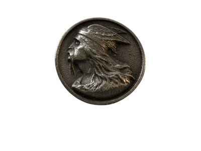 Vercingetorix Profile Badge (Practical Pin's Type Fixing) 6a.