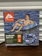 Ozark Trail Diamond Drifter 49 River Raft Pool Float Inflatable Tube Water NEW
