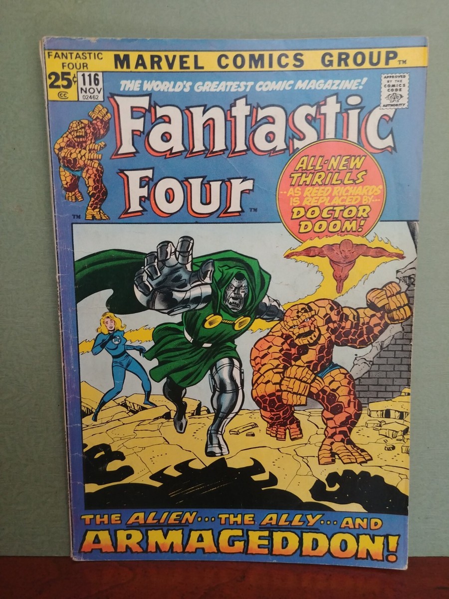 Fantastic Four #116 1971 Marvel Dr. Doom Appearance 4.5 | eBay