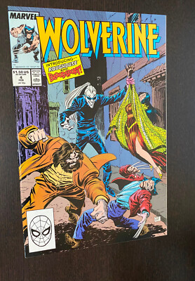 WOLVERINE #4 (Marvel Comics 1989) -- VF/NM