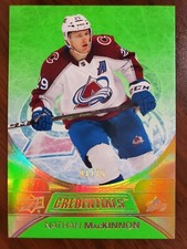 2021-22 Credentials Green Parallel - First Print 01/75 - #4 NATHAN MACKINNON