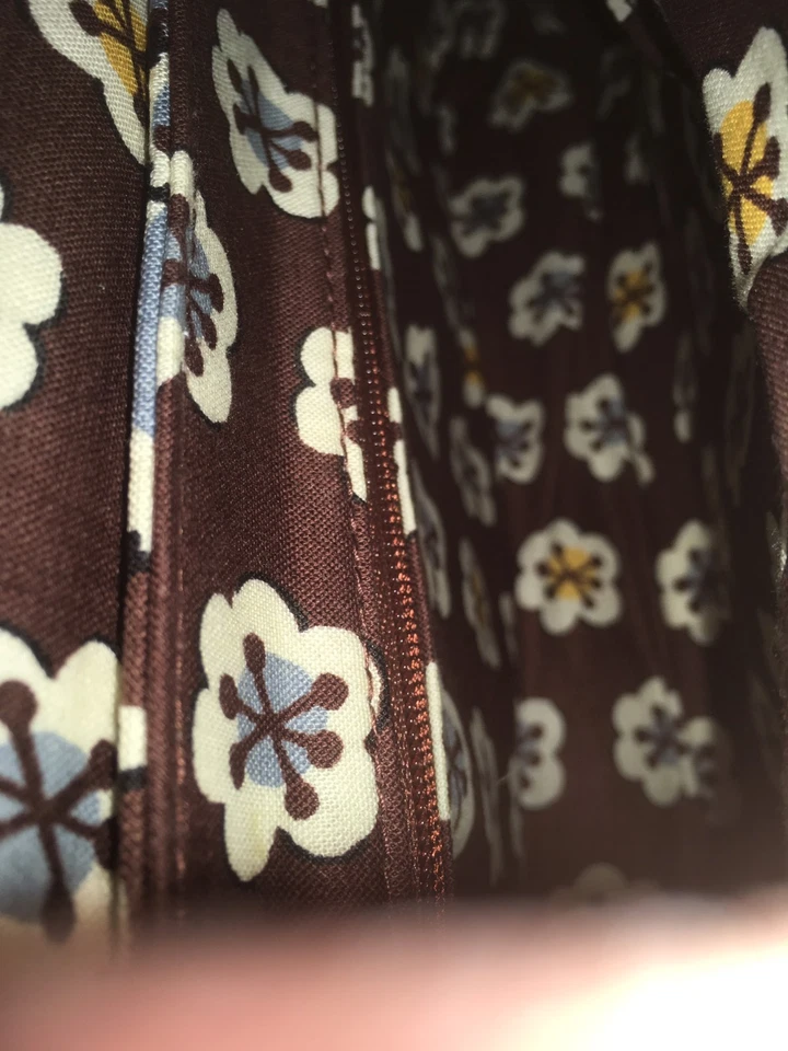 BOLSO DE MANO Vera Bradley - Flores de pizarra-No solo un bolso sin asas Cartera de hombro Nuevo sin etiquetas Foto 3 de 4