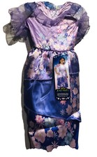 Disney Encanto Movie Isabela Dress Costume Fits Girl Sizes 4-6X Purple New