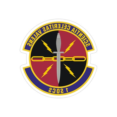 1st Special Ops Comms Sq (U.S. Air Force) REVERSE PRINT Transparent STICKER