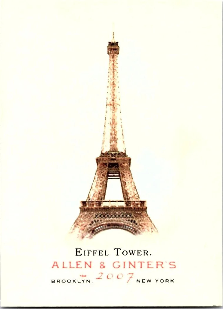 2007 Topps Allen & Ginter #30 Eiffel Tower