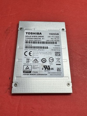 Toshiba THNSN81Q92CSE 1920GB SATA 2.5 Solid State Drive