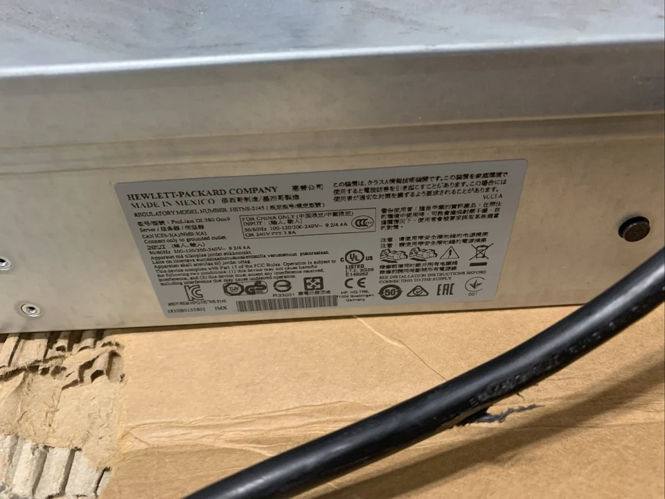 HP PROLIANT Dl380 Gen9 Server - PROLIANTDL380GEN9 - Image 4 of 4