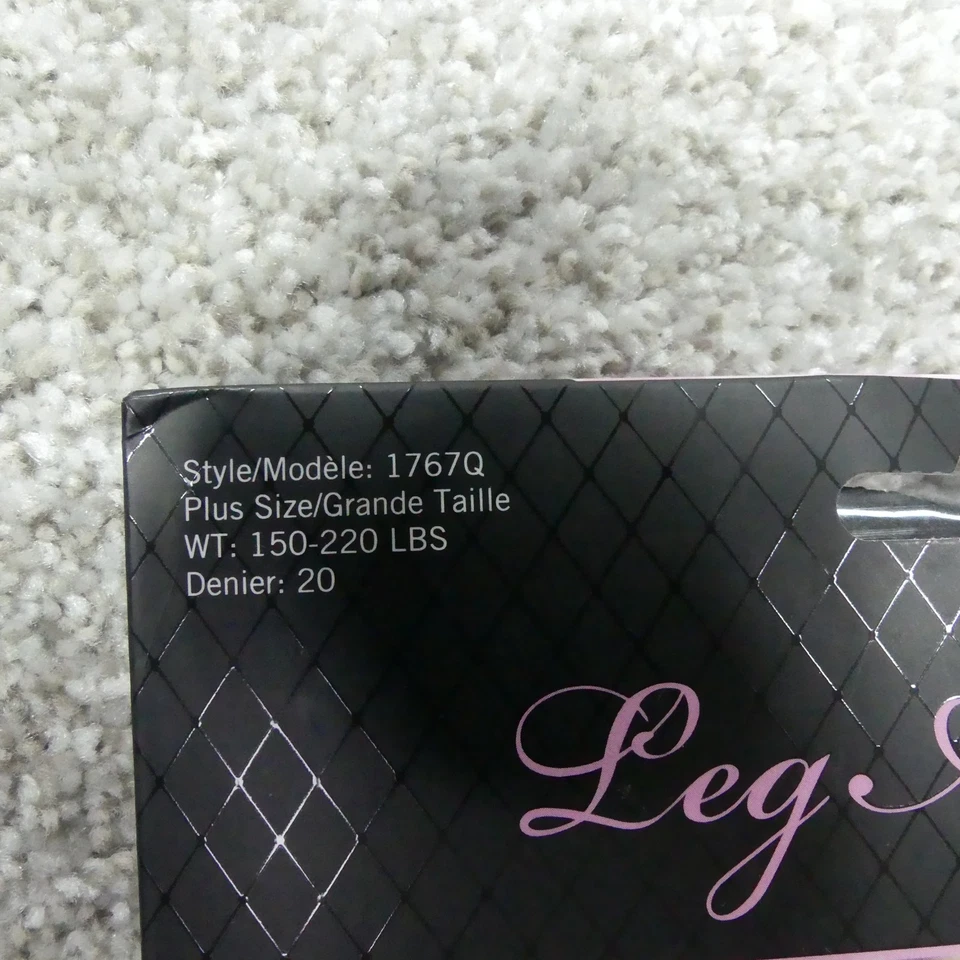 Pantimedias Leg Avenue para mujer Queen negras hasta el muslo top de encaje con liguero Foto 2 de 4