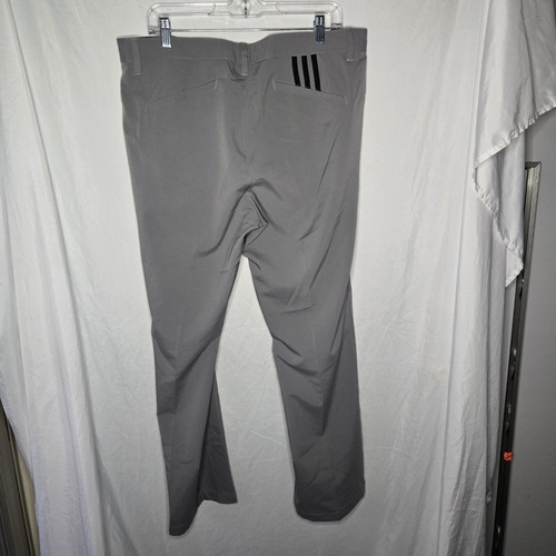 Adidas Herren 3 Streifen Golfhose grau Größe 36x30 Stretch Taschen leicht - Bild 4 von 16