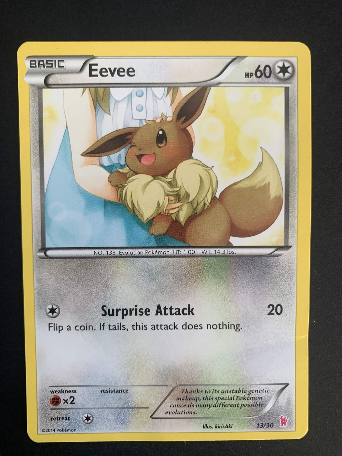 Pokemon Card - Eevee 13/30 XY Trainer Kit: Sylveon & Noivern