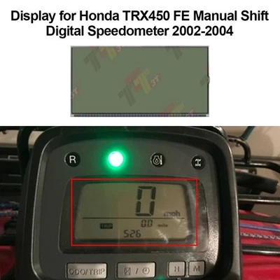 Display for Honda TRX450 FM FE Manual Shift Digital Speedometer - Bild 1 von 4