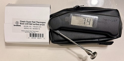 #ad ThermoWorks Classic Super Fast Thermapen Black Instant Read Bell Probe THS 231 … $89.99