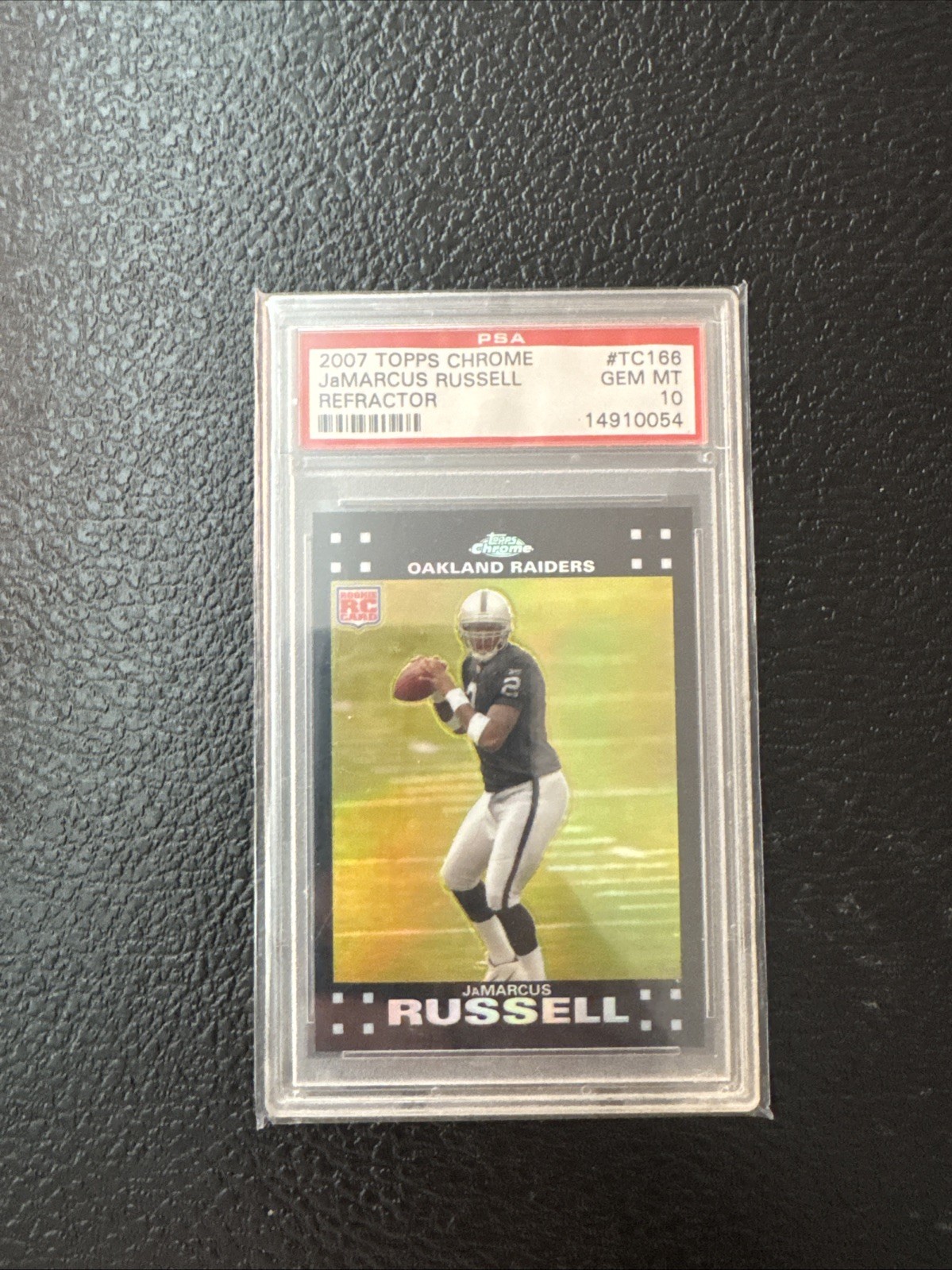 JaMarcus Russell Topps Chrome #TC166 Refractor