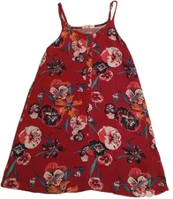 Roxy Tunic Top Hot Pink Floral Print Size Medium Summer Flowy Resort Vacation.