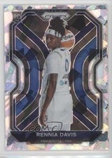 2021 Panini Prizm WNBA Ice Prizm Rennia Davis #97 5b4