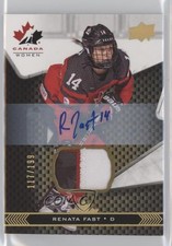 2018 Upper Deck Team Canada Juniors Premium Swatch /199 Renata Fast #59 Auto x1y