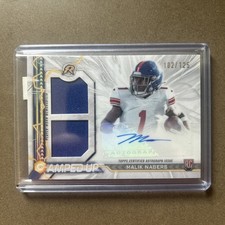 2024 Topps Resurgence Football - Amped Up Rookie Patch Auto Malik Nabers /125
