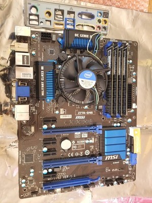 MSI Z77A-G45 LGA 1155 Motherboard + IO Shield, Intel i5-3570K +HS, 16GB DDR3 RAM