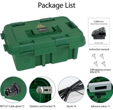 LeMotech Outdoor Electrical Box | Large Waterproof Extension Cord Connection Box