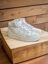 Nike Air Force 1 Mid White GS Youth Size 4.5Y 314195-113