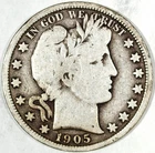 1905 P Barber Half Dollar ☆☆ Circulated ☆☆ Great For Sets 115