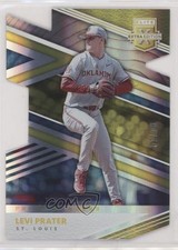 2020 Panini Elite Extra Edition Status Gold Die-Cut 1/10 Levi Prater #93 0s3