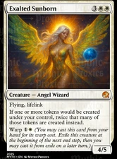 Exalted Sunborn High Quality Altered Art Custom Playtest Card