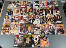 Vintage Jet Magazine Large Lot of 36 Famous Celebrities Halle Berry Anita Baker