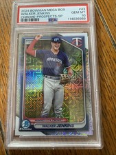 2024 Bowman Chrome Prospects Image Variation Walker Jenkins BCP43 Mojo Refract 