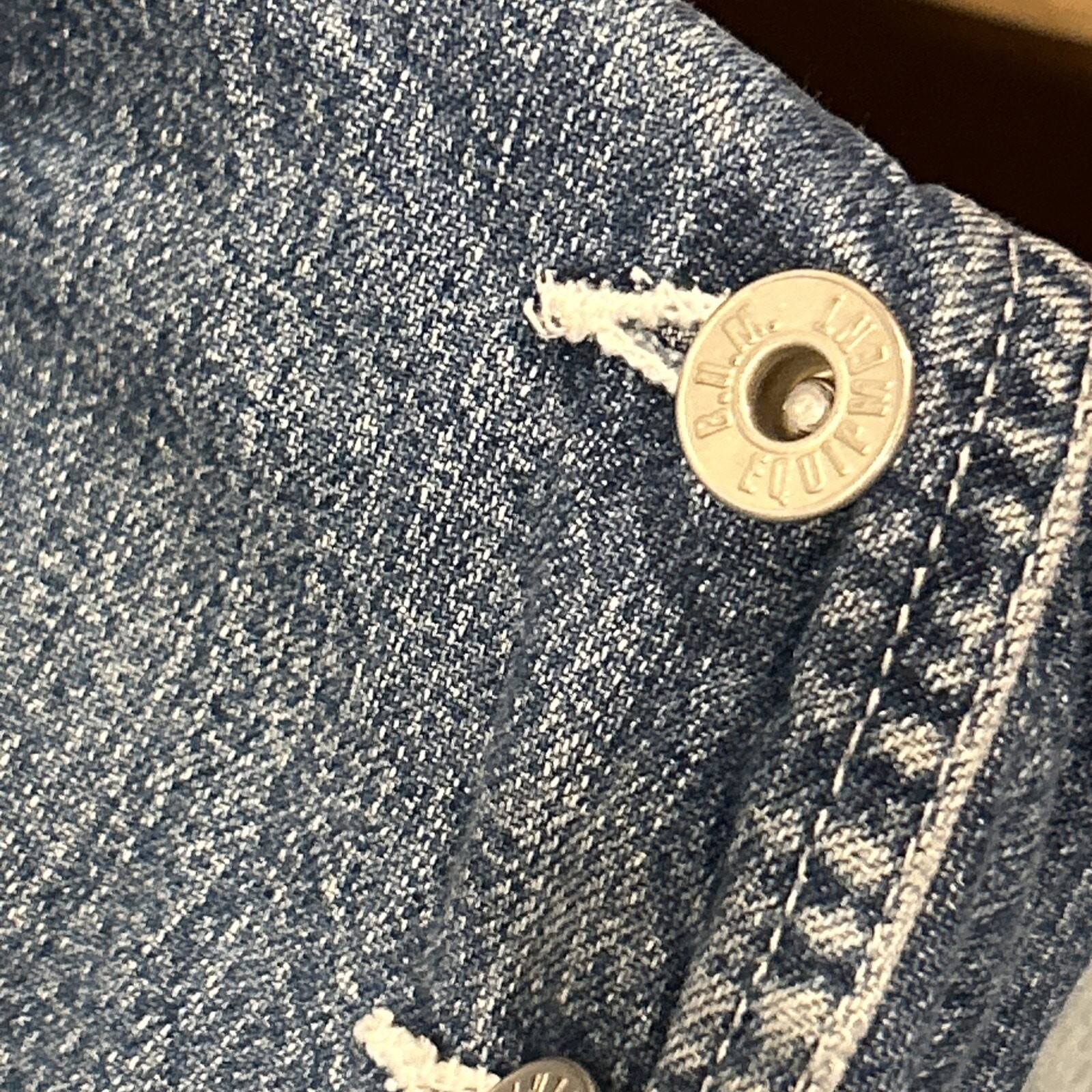 Y2k 2000s Beyond Baggy Denim Overalls Mens Medium 36x29 Vtg BUM B.U.M Equipment thumbnail 7