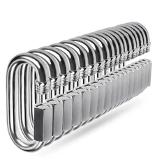 Quick Link, 304 Stainless Steel D Shape Locking Carabiner Keychain Buckle for...